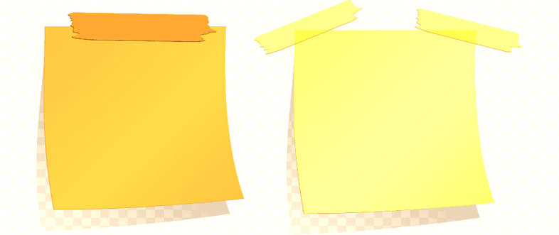 Бумага желтая, стикер для заметок, нарисованный, этикетка, рука png |  PNGWing